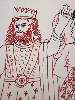 ギリシャの世界的な版画家／アレコス・ファシアノス の版画です ギリシャの世界的な版画家／アレコス・ファシアノス の版画です