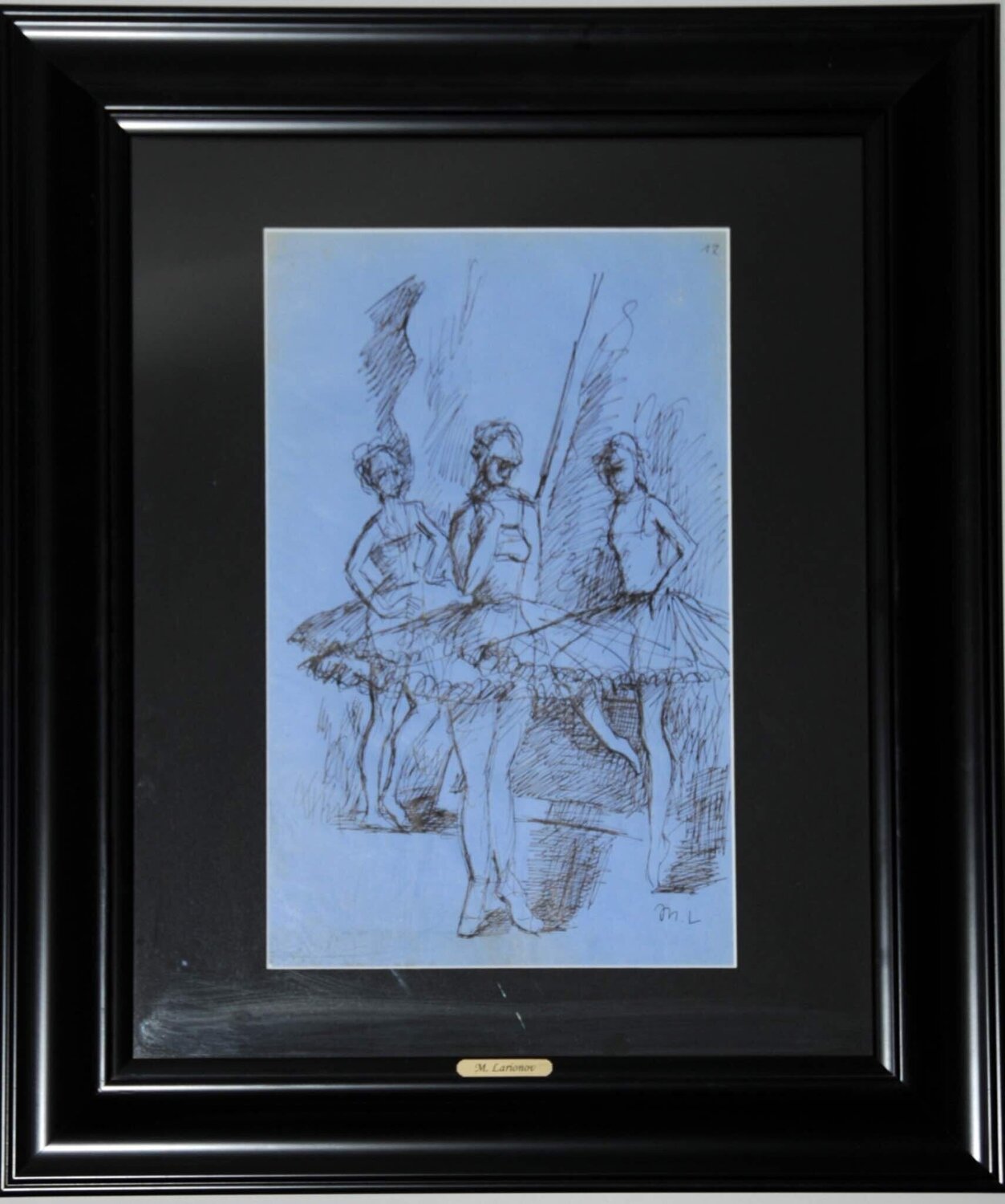 Dancers at rehearsal Mikhail Fedorovich Larionov Opera su carta in vendita