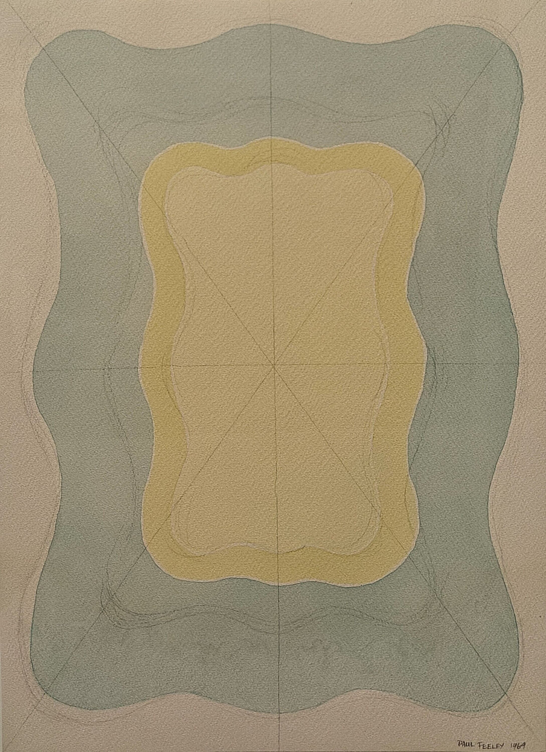 Study for Alruccabah Paul Feeley Werk auf Papier zu verkaufen