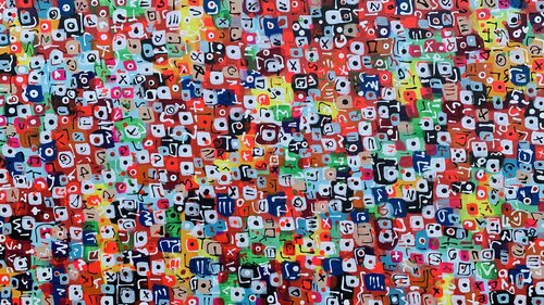 Life in Colors 46 par Veronica Vilsan, Peinture en vente sur Singulart