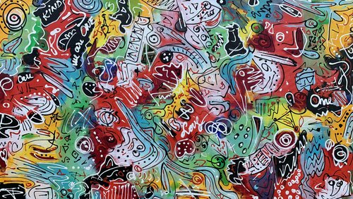 Life in Colors 47 van Veronica Vilsan, Schilderij te koop op Singulart