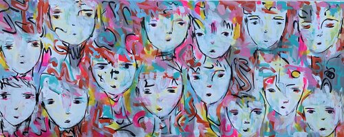 Souls 2 van Veronica Vilsan, Schilderij te koop op Singulart