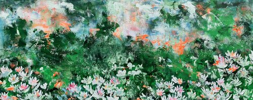 Garden of Joy 35 van Veronica Vilsan, Schilderij te koop op Singulart