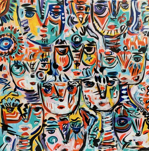 Free Spirits van Veronica Vilsan, Schilderij te koop op Singulart