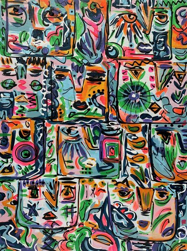 Free Spirits 2 van Veronica Vilsan, Schilderij te koop op Singulart