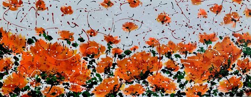 Garden of Joy 41 van Veronica Vilsan, Schilderij te koop op Singulart