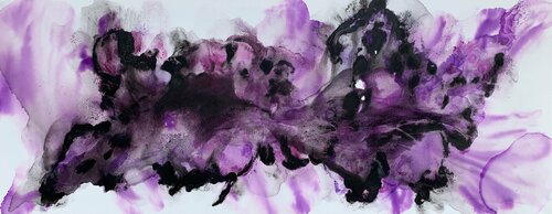 Violet Flame 12 van Veronica Vilsan, Schilderij te koop op Singulart
