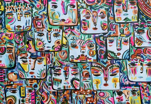Free Spirits 6 van Veronica Vilsan, Schilderij te koop op Singulart