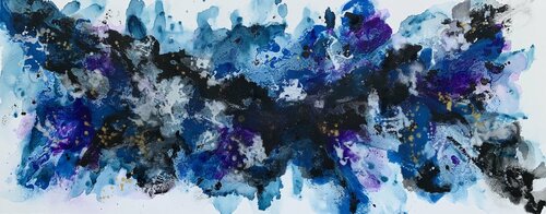 Blue Flame 11, 2021 van Veronica Vilsan, Schilderij te koop op Singulart