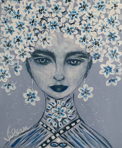 The Queen 10 van Veronica Vilsan, Schilderij te koop op Singulart