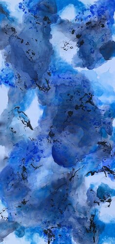 Blue Flame 7 van Veronica Vilsan, Schilderij te koop op Singulart