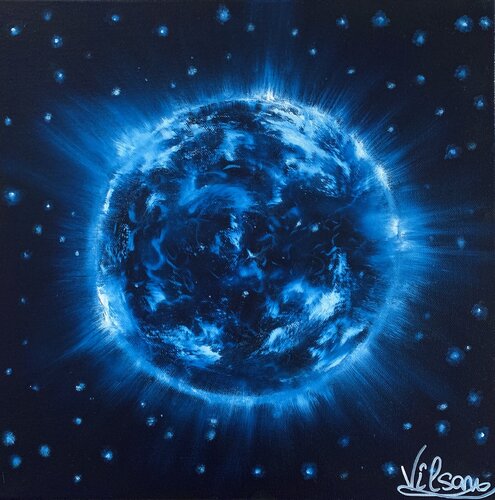 Interstellar 12 par Veronica Vilsan, Peinture en vente sur Singulart