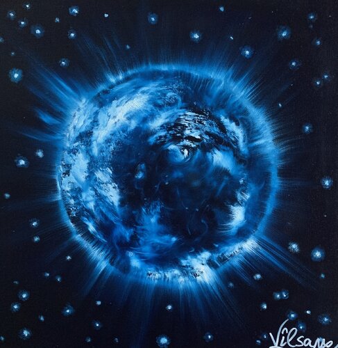 Interstellar 13 van Veronica Vilsan, Schilderij te koop op Singulart