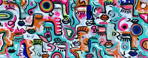 Free Spirits 14 van Veronica Vilsan, Schilderij te koop op Singulart