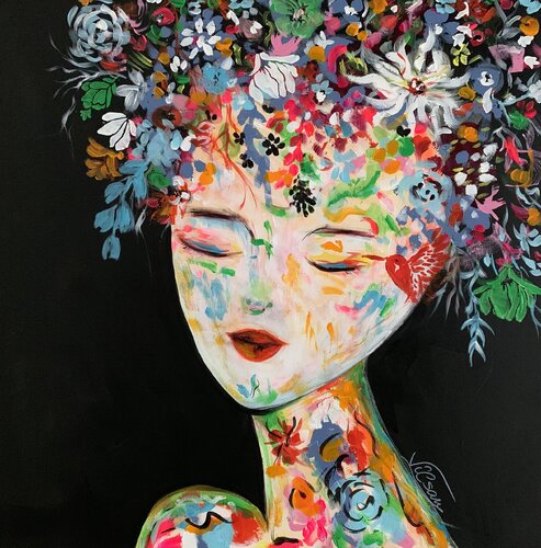 Aja van Veronica Vilsan, Schilderij te koop op Singulart