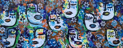 Free Spirits 18 van Veronica Vilsan, Schilderij te koop op Singulart
