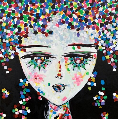 Devi van Veronica Vilsan, Schilderij te koop op Singulart