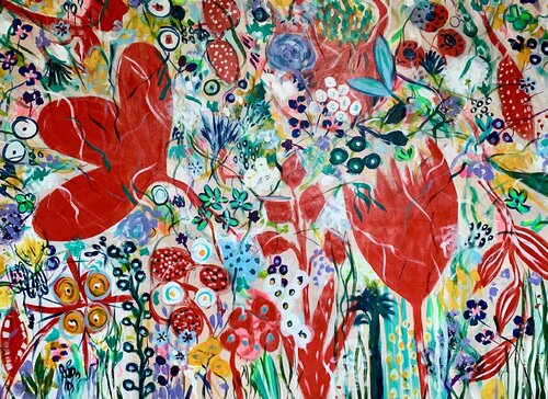 Wonderland 9 van Veronica Vilsan, Schilderij te koop op Singulart