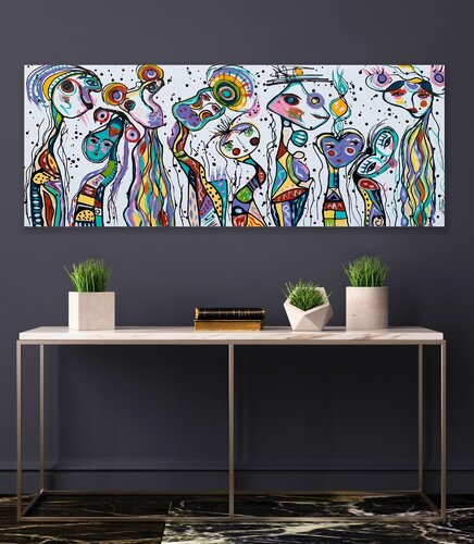 Friends 101 di Veronica Vilsan, Pittura in vendita su Singulart