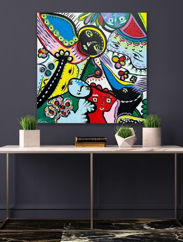 Joyfulness di Veronica Vilsan, Pittura in vendita su Singulart