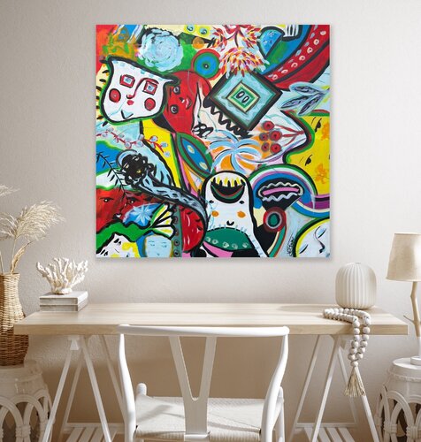 Joyfulness 2 di Veronica Vilsan, Pittura in vendita su Singulart