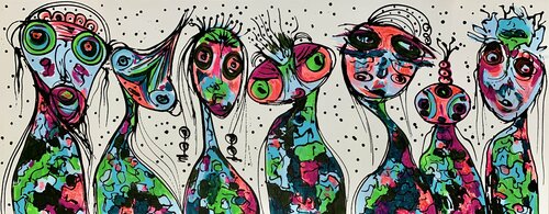 FRIENDS 33 van Veronica Vilsan, Schilderij te koop op Singulart