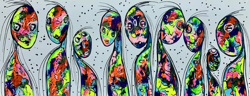 FRIENDS 36 van Veronica Vilsan, Schilderij te koop op Singulart