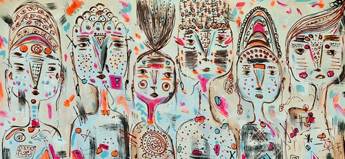 71''x 33''(180x85cm), Pure Spirit 10 van Veronica Vilsan, Schilderij te koop op Singulart