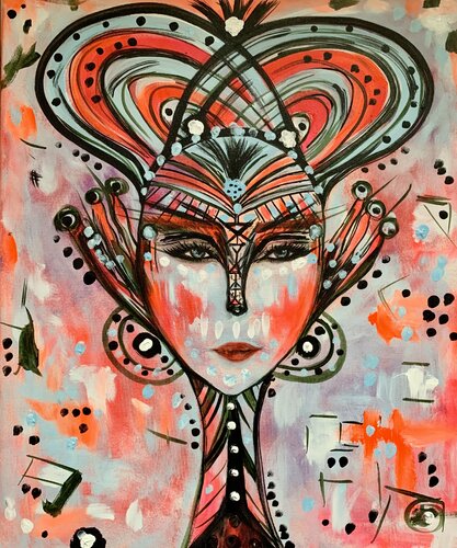 The Queen 6 di Veronica Vilsan, Pittura in vendita su Singulart