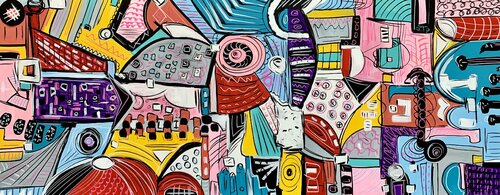 Life in Colors 24 di Veronica Vilsan, Pittura in vendita su Singulart