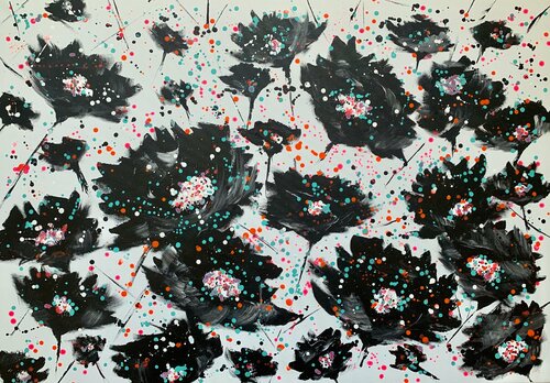 Garden of Joy 11 par Veronica Vilsan, Peinture en vente sur Singulart