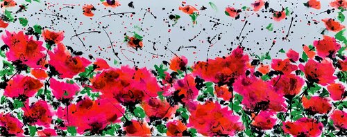 Garden of Joy 16 di Veronica Vilsan, Pittura in vendita su Singulart
