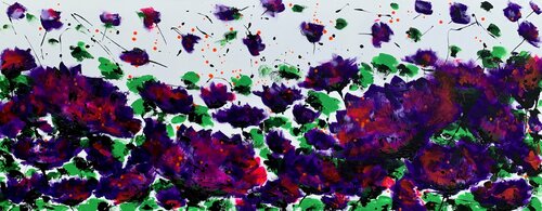 Garden of Joy 17 di Veronica Vilsan, Pittura in vendita su Singulart