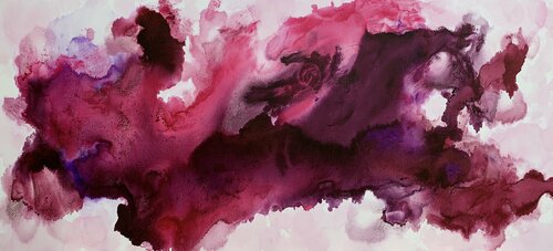 Violet Flame 7, 2020 van Veronica Vilsan, Schilderij te koop op Singulart