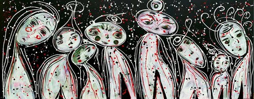 FRIENDS 56 van Veronica Vilsan, Schilderij te koop op Singulart
