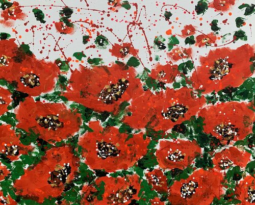 Garden of Joy 26 van Veronica Vilsan, Schilderij te koop op Singulart