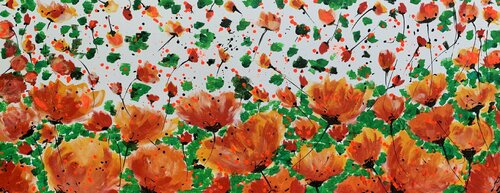 Garden of Joy 30 van Veronica Vilsan, Schilderij te koop op Singulart