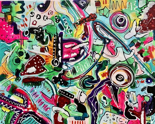 LIFE IN COLORS 34 van Veronica Vilsan, Schilderij te koop op Singulart