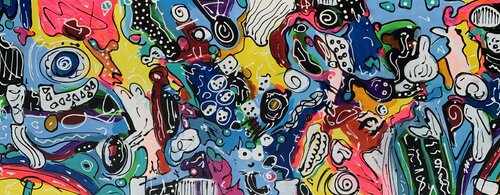 Life in Colors 44 van Veronica Vilsan, Schilderij te koop op Singulart