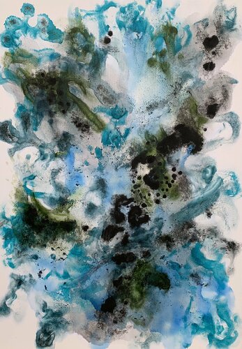 Flames 7 van Veronica Vilsan, Schilderij te koop op Singulart