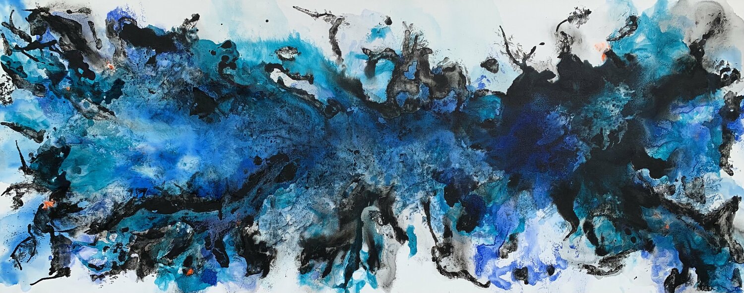 Blue Flame 9, 2021 Veronica Vilsan