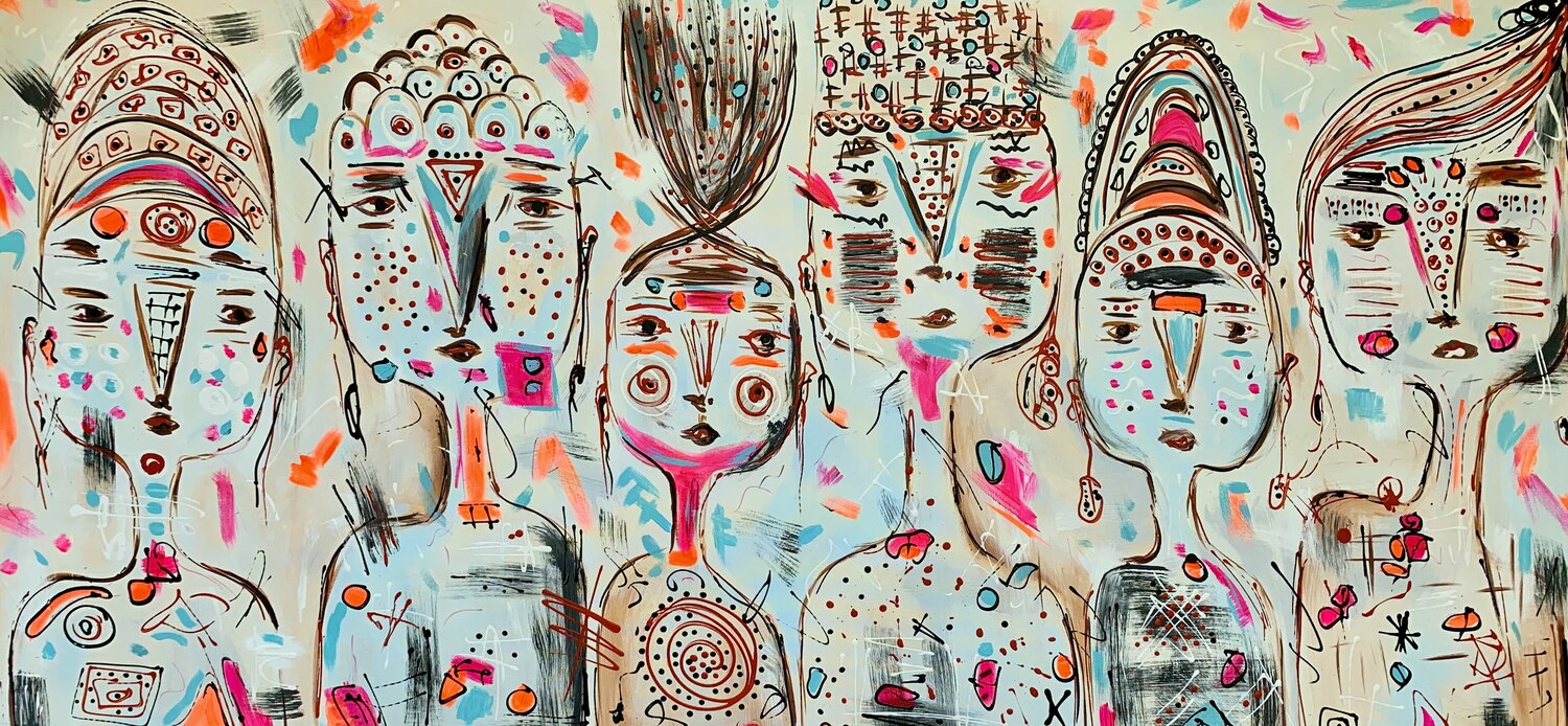 71''x 33''(180x85cm), Pure Spirit 10 Veronica Vilsan Originalgemälde zu verkaufen