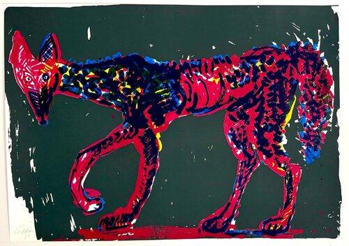 Wolf van Rainer Fetting, Afdruk te koop op Singulart