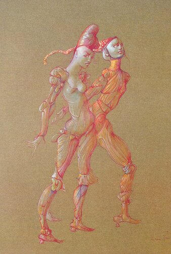 Roméo et Juliette amants par Leonor Fini, Édition en vente sur Singulart
