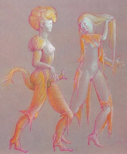 Le serpent di Leonor Fini, Stampa in vendita su Singulart