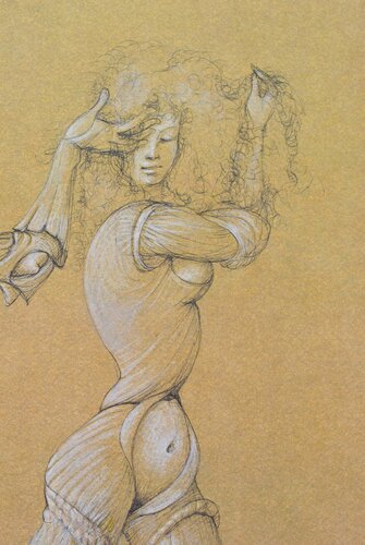 Princesse à la chevelure d'or van Leonor Fini, Afdruk te koop op Singulart