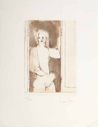 Figure in Doorway di Leonor Fini, Stampa in vendita su Singulart