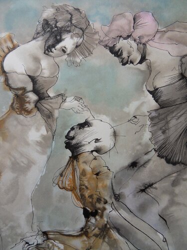 Les deux maitresses de Leonor Fini, Impresión a la venta en Singulart
