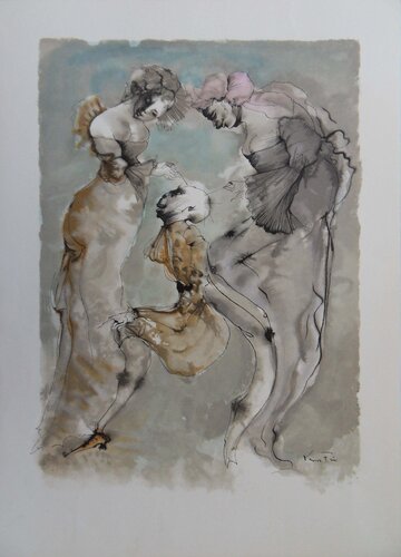 Les deux maitresses by Leonor Fini, Print for Sale on Singulart