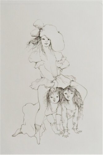 Les petites filles modèles XII van Leonor Fini, Afdruk te koop op Singulart